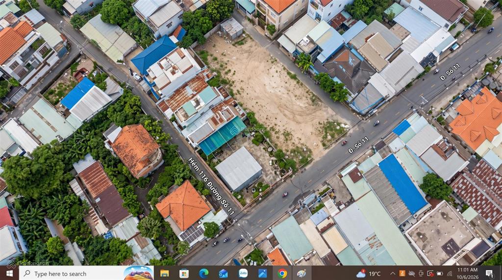 Bán đất mặt tiền đường 11  thủ đức  shr  gần vành đai 2