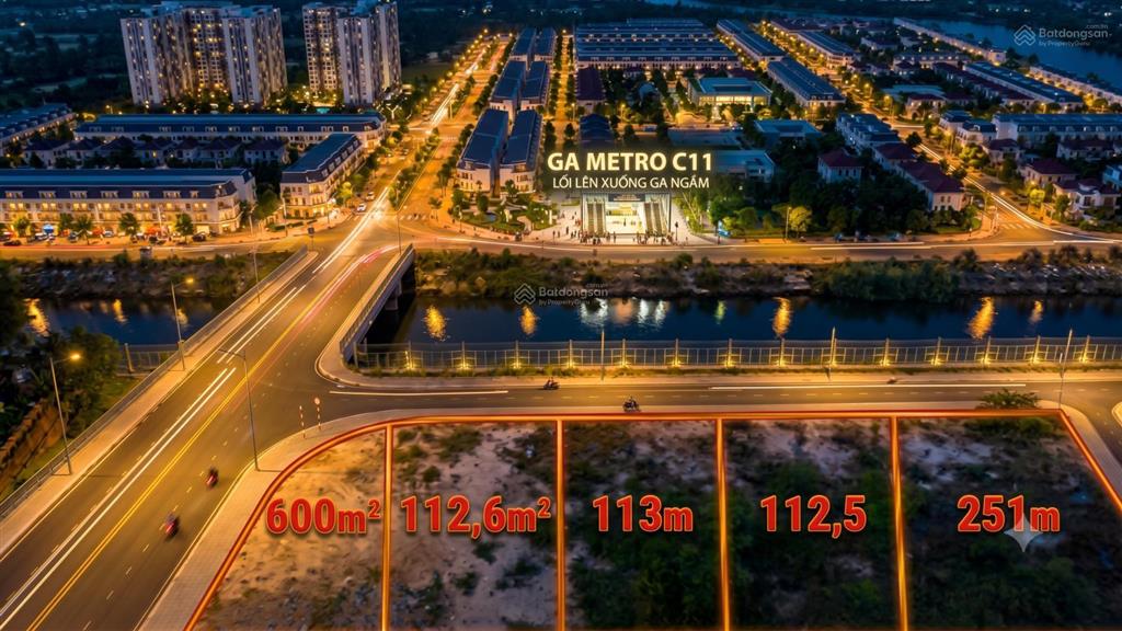 Đất shr thủ đức mt kênh  đối diện ga metro  giá chỉ 47 triệu /m2