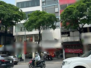 Bán nhà mặt phố vũ phạm hàm vỉa hè đá bóngkd đỉnh caodt148m 7 tầng thang máy giá 108 tỷ