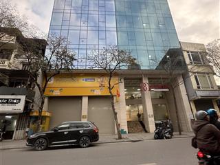 Tòa nhà mặt phố trần quang diệu  hoàng cầu 9 tầng thang máy kinh doanh đỉnh  vị trí đắc địa