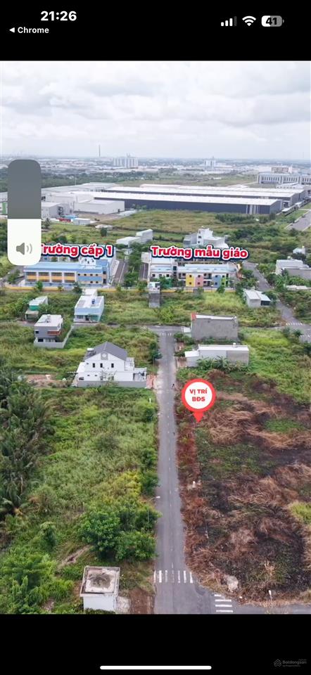 Chính chủ cần bán nhanh nền 100m2 khu dân cư thái sơn,t&t long hậu