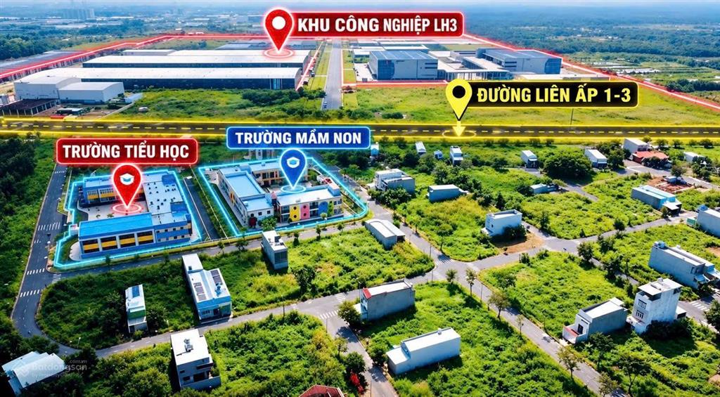 Chủ kẹt ngân hàng cần bán nhanh nền đất đẹp khu dân cư, tái định cư thái sơn, t&t cần giuộc