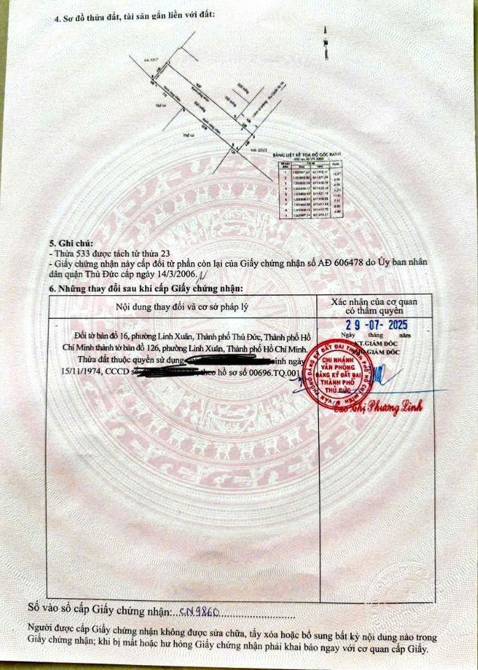 CẦN BÁN GẤP 2 LÔ ĐẤT LIỀN KỀ KHU VỰC P. LINH XUÂN, TP THỦ ĐỨC CŨ. LH:0935194588.