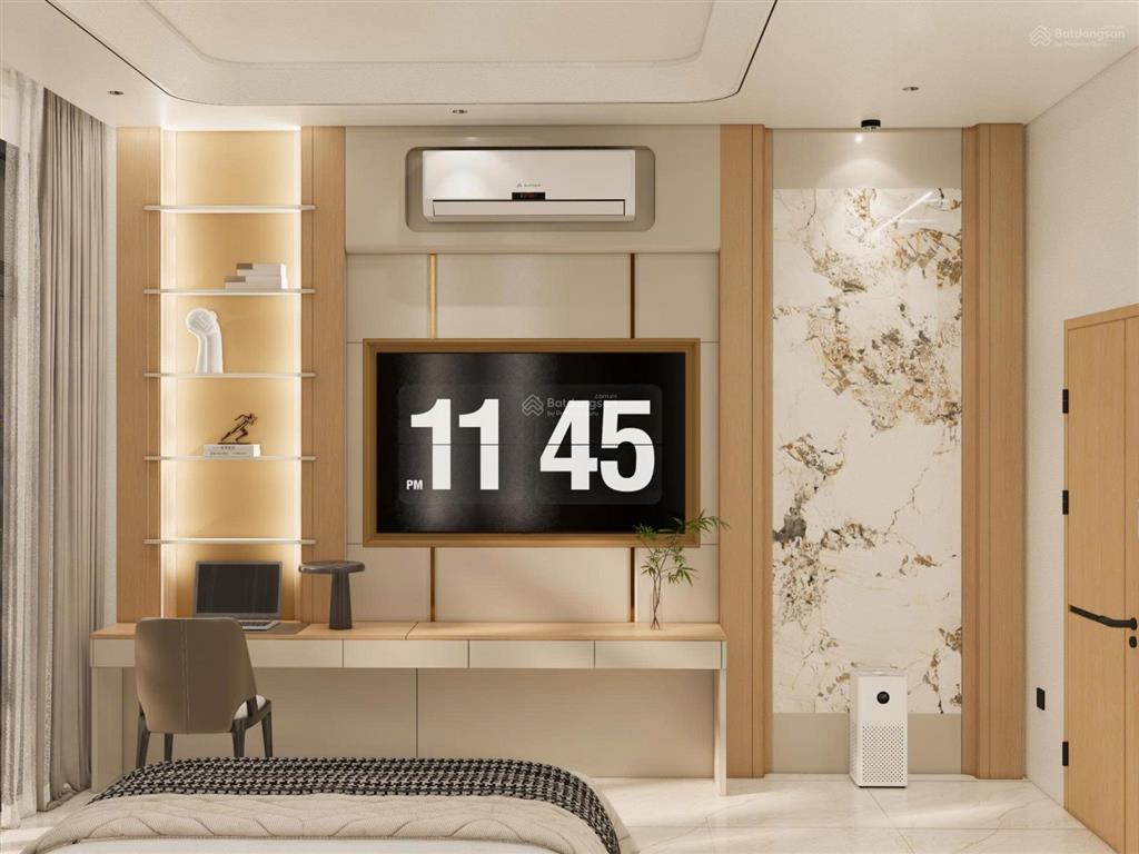 Nhà hẻm xe hơi  không ngập nước  ngắm máy bay
