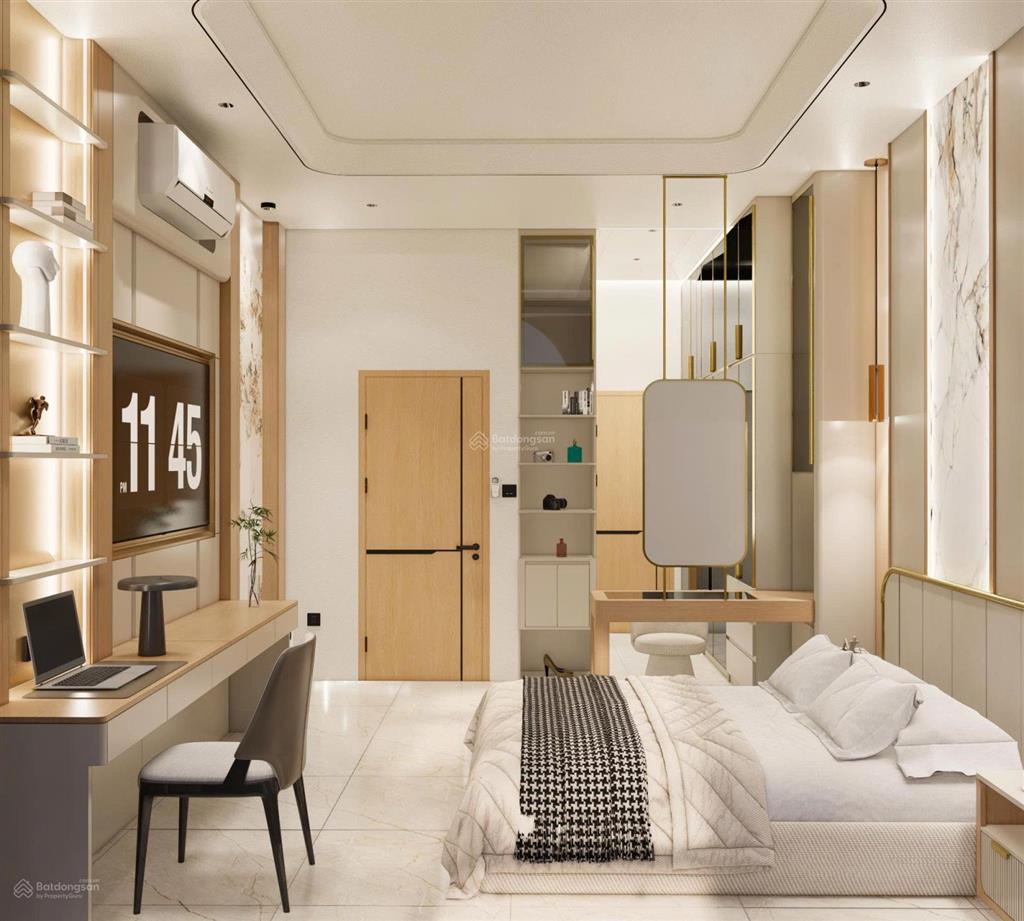 Nhà hẻm xe hơi  không ngập nước  ngắm máy bay