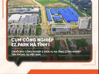 Đất ccn đức thọ kcn ez. park hà tĩnh i giá 55 usd/m2 dt 39.78ha tách lô từ 0.45 ha (4.500 m2)