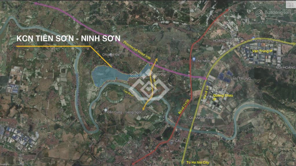 Đất khu công nghiệp ez.park bắc ninh i (kcn tiên sơn  ninh sơn) dt 89.57 ha có tách lô từ 1ha