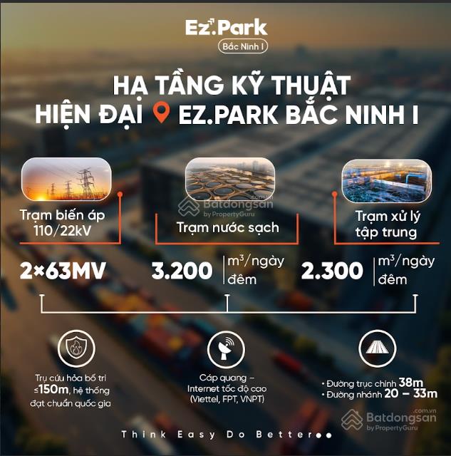 Đất kcn tiên sơn ninh sơn kcn ez.park bắc ninh i 10.000 m2 giá chỉ 145 usd/m2