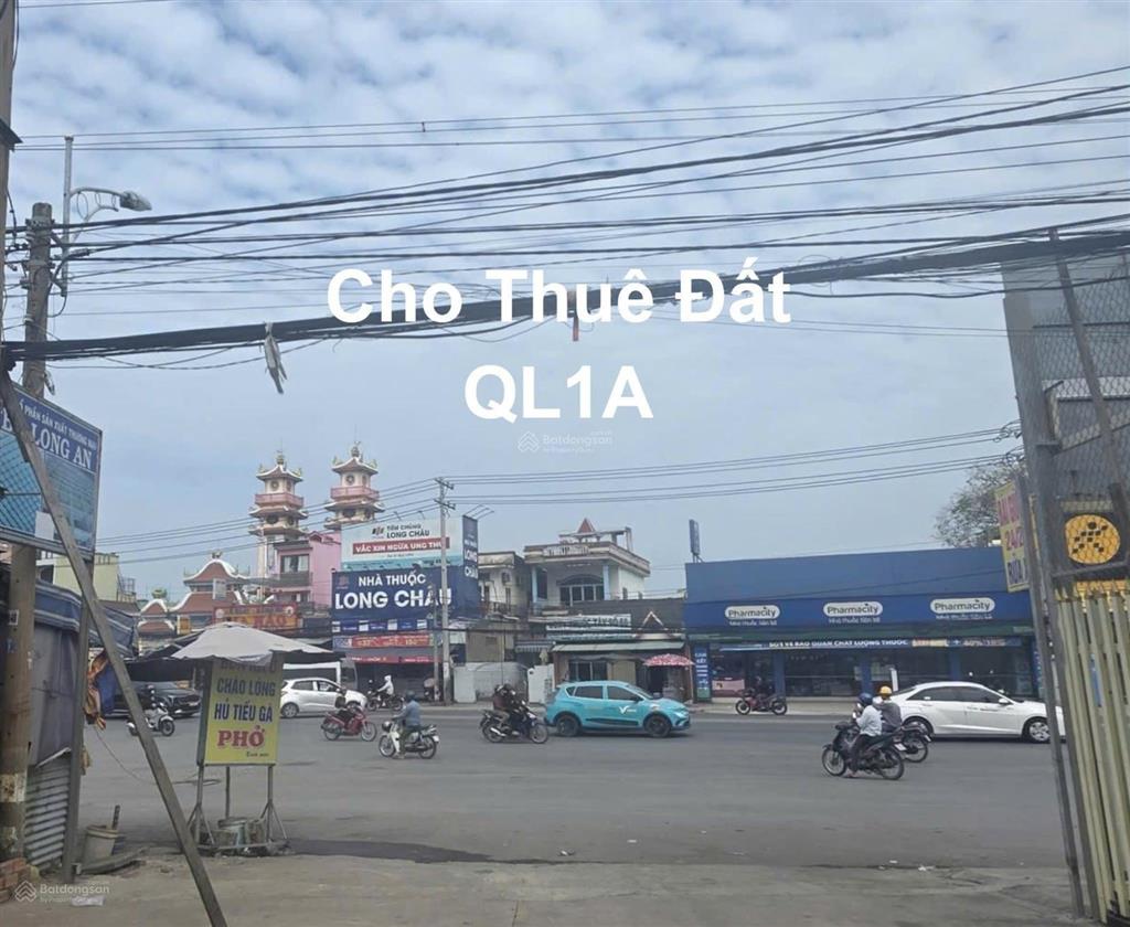 Cho thuê 3.000m2 đất 3 mặt tiền quốc lộ 1a