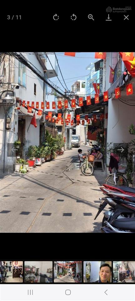 Chính chủ gửi bán gấp căn nhà âu cơ quận 11 diện tích 25m2 ngang 3,5m dài 7,5m giá thương lượng 2.8