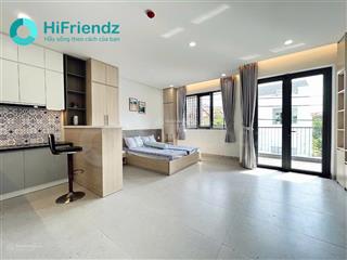 Cho thuê căn hộ ban công tách bếp full nội thất ở trần não gần cầu sài gòn cầu bason  nhận pet
