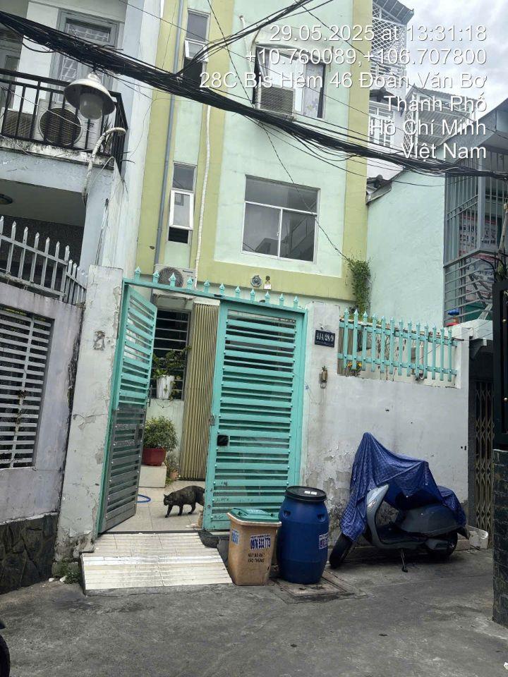Bán nhà 414/28/9 Đoàn Văn Bơ, P.Khánh Hội, TPHCM. 99m2 SHR chỉ 9.8 tỷ. Lh: 0917873287