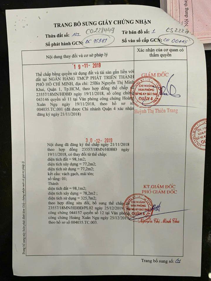 Bán nhà 414/28/9 Đoàn Văn Bơ, P.Khánh Hội, TPHCM. 99m2 SHR chỉ 9.8 tỷ. Lh: 0917873287