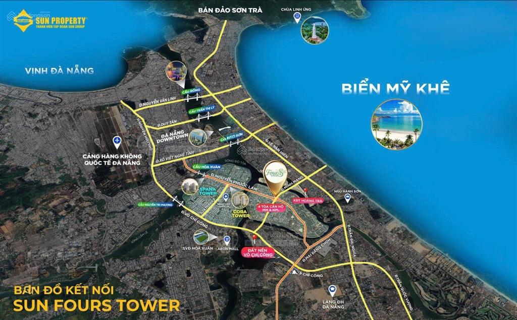 Bán căn 1pn + sân vườn tầng 6 tòa f2 sun fours đà nẵng, giá gốc cđt, nhận ngay 10 triệu khi ký hđ