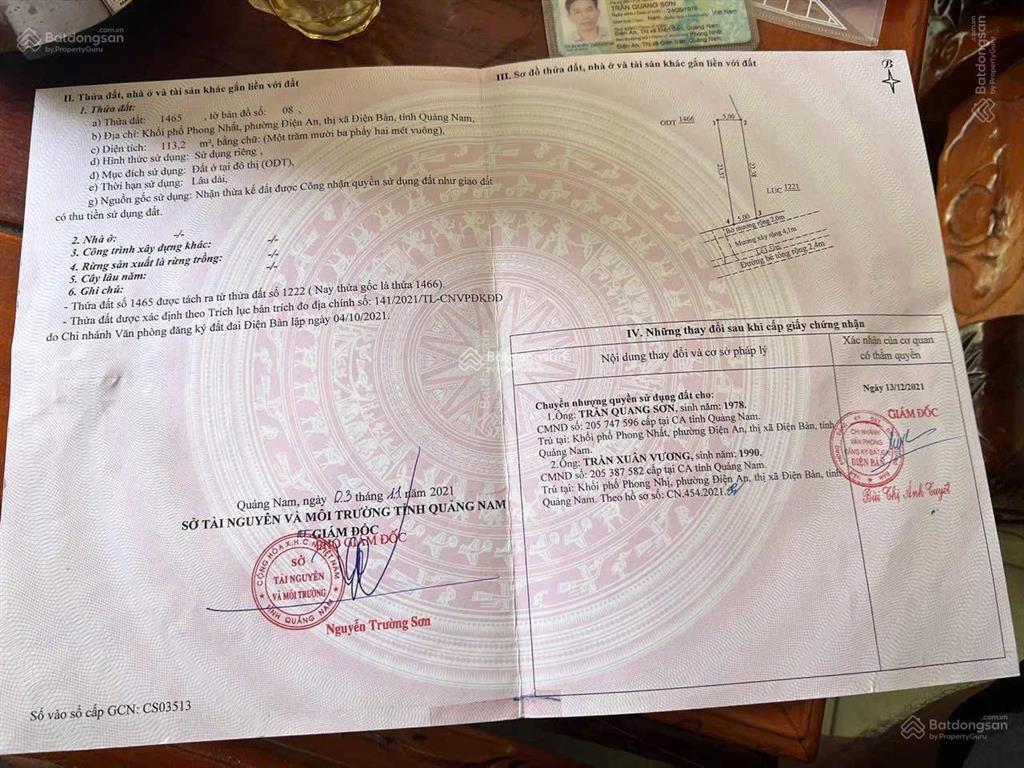 Bán đất gần siêu thị go  điện bàn