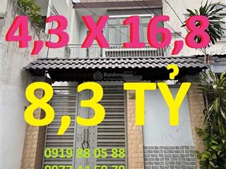 Nhà nguyễn thái sơn, hẻm 5m, 68m2, giá 8,2 tỷ