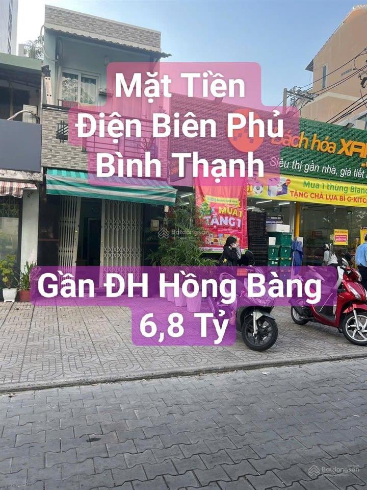 Nhà mt điện biên phủ, bình thạnh. giá 6,8 ty