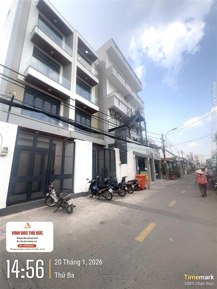 Bán nhà mới 5 tầng mặt tiền kd  ngay trục phạm văn đồng  kha vạn cân p. thủ đức giá 10,45 tỷ