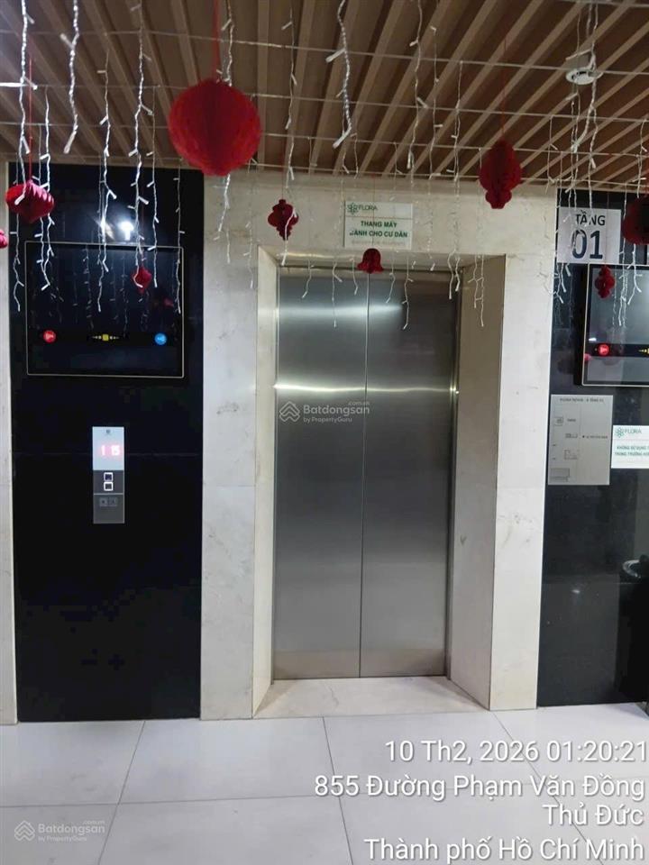 Flora novia  căn hộ cao cấp  phạm văn đồng  đào trinh nhất  linh tây  56m2  chỉ 3,35 tỷ