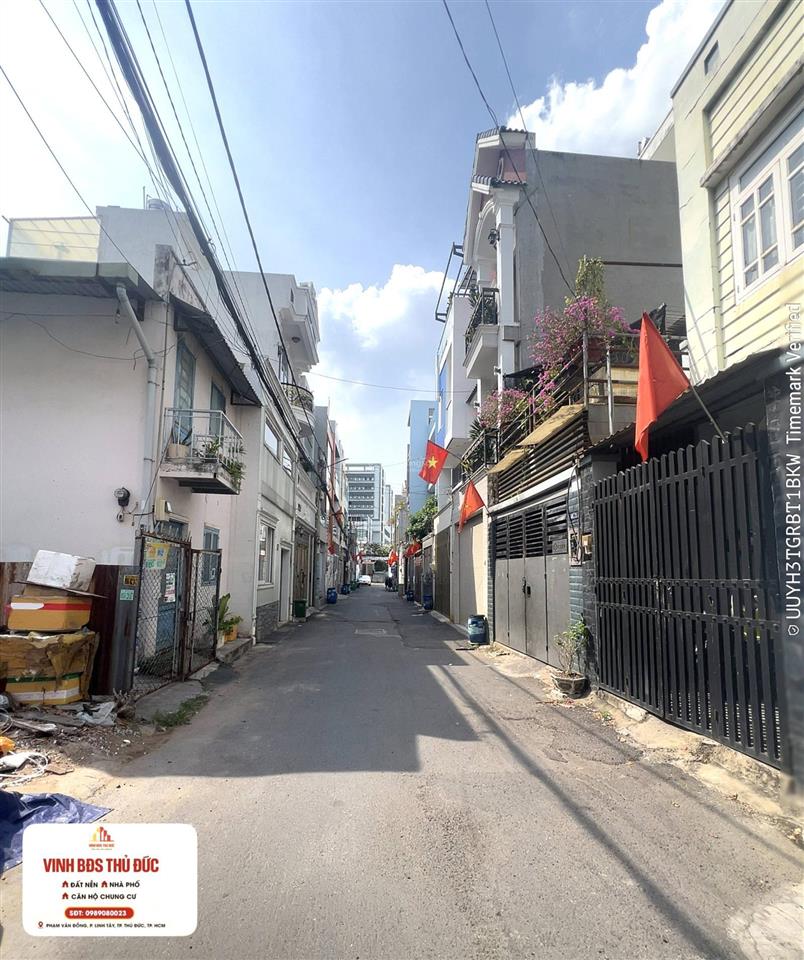 Bán đất nền hxh khu phân lô đồng bộ đường 16 lê văn chí linh trung tđ  51m²  giá 5,5 tỷ