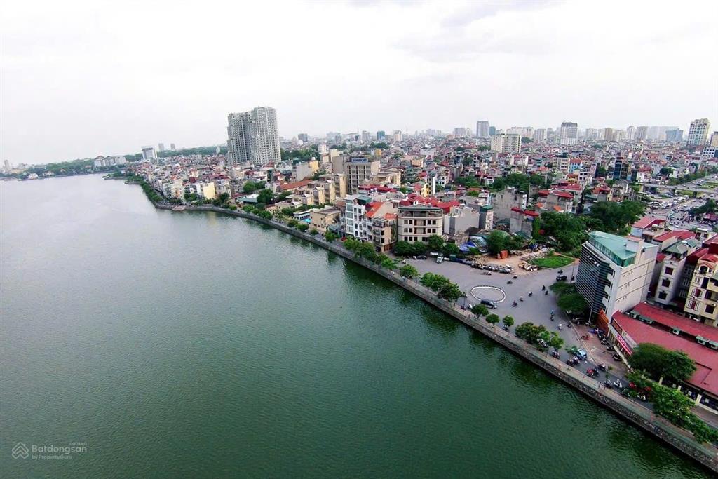 Nhà 4 tầng mp nguyễn đình thi 84m2, mt 8m, căn góc 3 thoáng, vỉa hè rộng, view hồ, kinh doanh 63 tỷ
