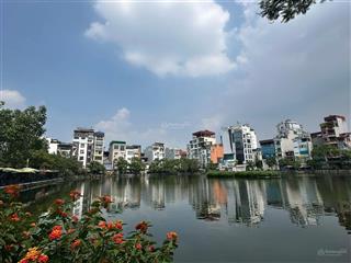 Nhà c4 mặt ngõ 135 đội cấn  hồ đầm tròn 155m2, mt 9.5m, ô tô tránh, vỉa hè 2m, 2 thoáng, view hồ