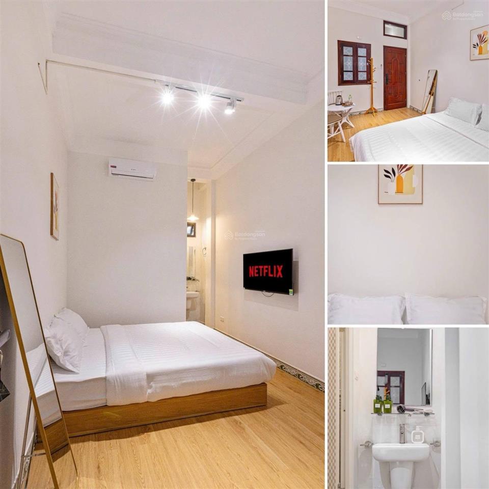 Khách sạn mini mp thuốc bắc 48m2, 5 tầng, 8 phòng khép kín, vỉa hè rộng 3m, sổ riêng, 1 chủ 1 sổ
