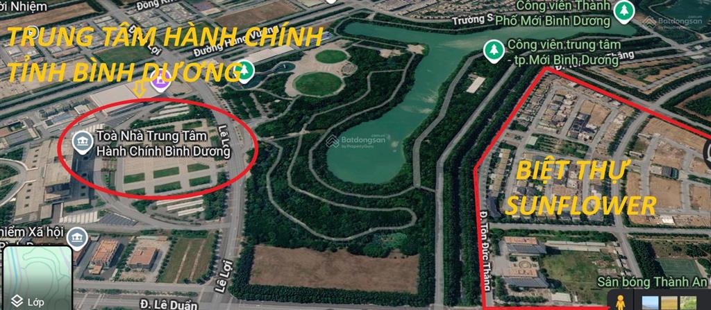 Chỉ 15,9 tỷ  biệt thự 300m² cạnh trung tâm hành chính tỉnh bình dương, đã có nhà, có sổ.