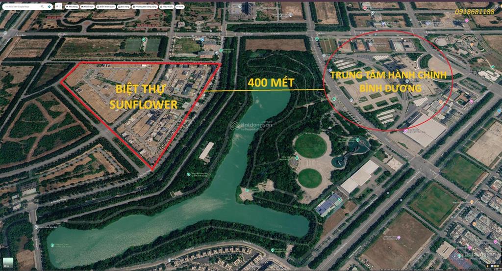 Chỉ 15,9 tỷ  biệt thự 300m² cạnh trung tâm hành chính tỉnh bình dương, đã có nhà, có sổ.