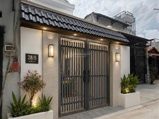 Cần tiền bán gấp nhà xây mới trệt lầu 2 mặt tiền xuân thới đông
