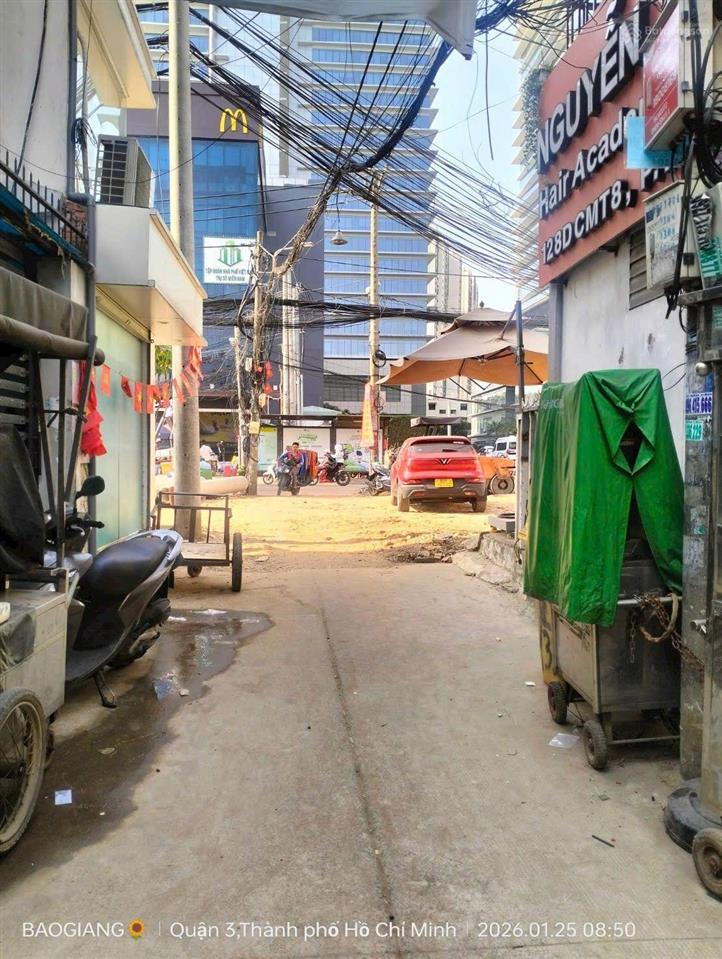 Bán nhanh nhà đẹp 6,6x7,7 đường cmt8 liền kề đg 3/2, điện biên phủ, nguyễn thị minh khai