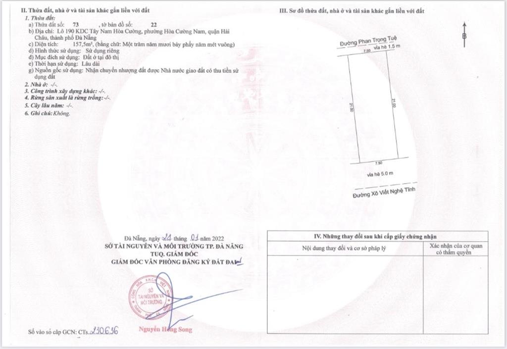 Bán đất 3 mặt tiền tại xô viết nghệ tĩnh, khuê trung, cẩm lệ, giá tốt 80 tỷ