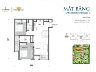 Chính chủ do nhu cầu chuyển đổi nên bán căn 02 ngủ tòa park 1.0409