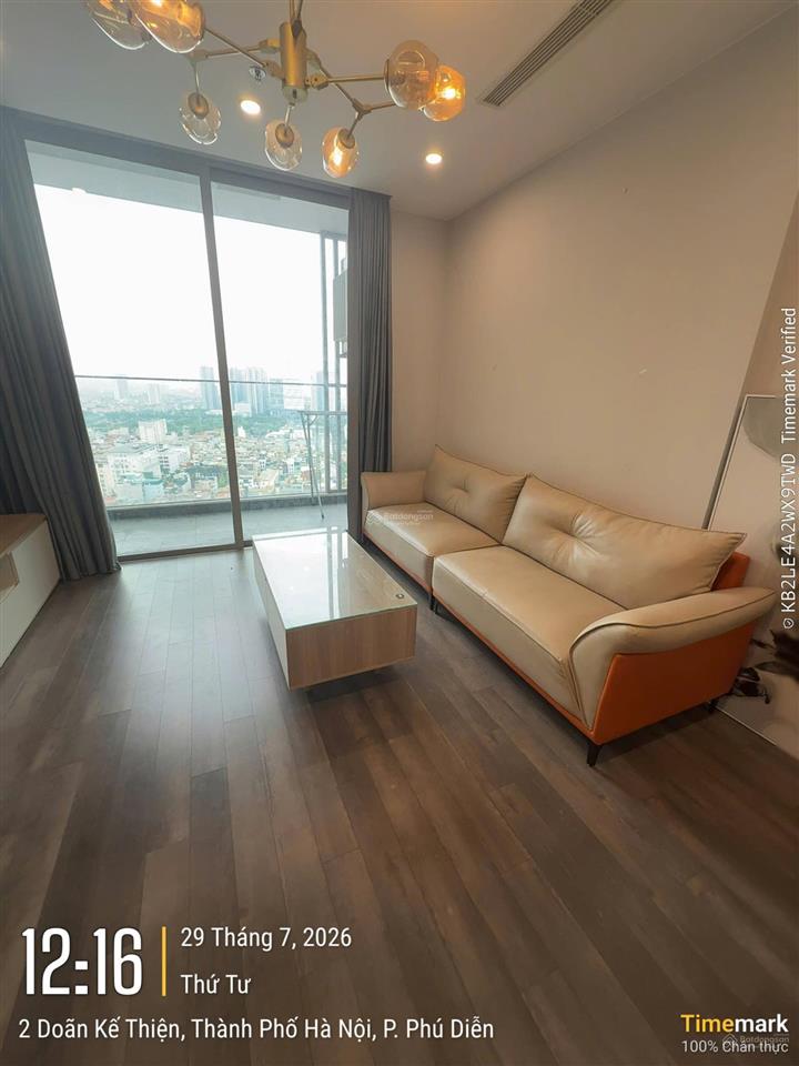 Chủ thiện chí bán căn 2pn 2wc, 75m2, full đồ, ban công nam tại the nine, em đức 0387 896 ***