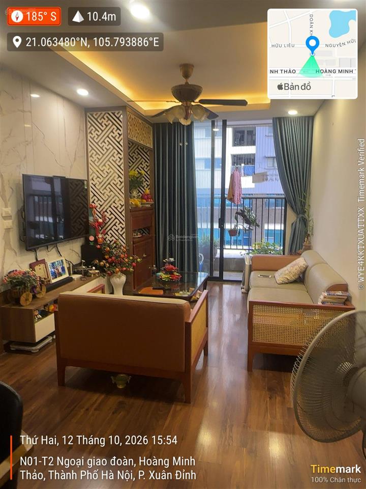 Bán căn 3pn 2wc, 95m2, full nội thất, bancong bắc view hồ tại toà n01t1, em đức 0387 896 ***