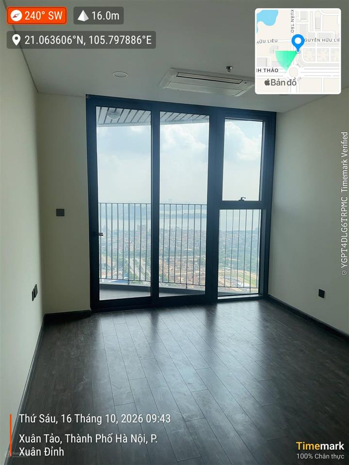 Bán căn view hồ tây 3pn, 105m2, tòa t7 tại chung cư han jardin, em đức 0387 896 ***