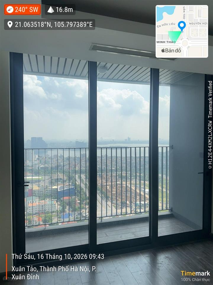 Bán căn view hồ tây 3pn, 105m2, tòa t7 tại chung cư han jardin, em đức 0387 896 ***
