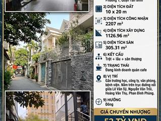 Bán biệt thự đẹp tại nguyễn trọng tuyển, 50 tỷ, 207m2, hàng hot