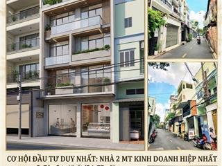 Bán nhà 2 mặt phố kinh doanh hiệp nhất, 18 tỷ, 101m2, 3pn, 2wc, q.tân bình, tp.hcm