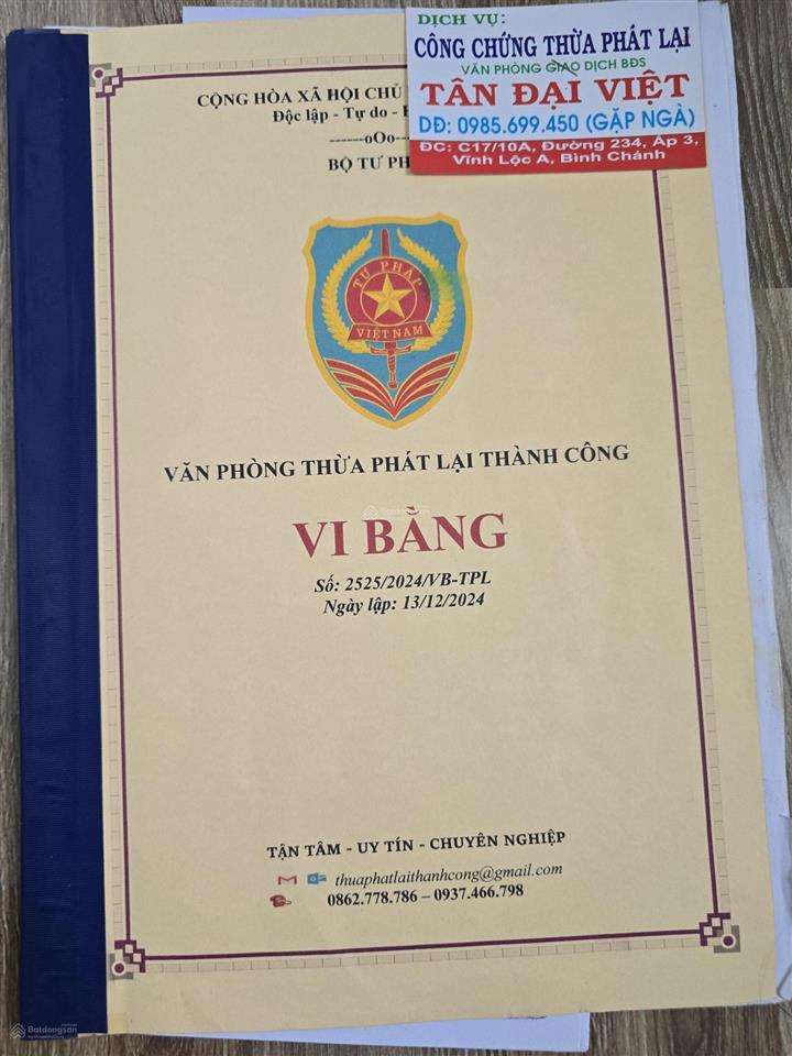 Bán đất góc 2 mặt tại hẻm gần đường bộ đội an điền, xã vĩnh lộc a,huyện bình chánh, 650 triệu, 81m2