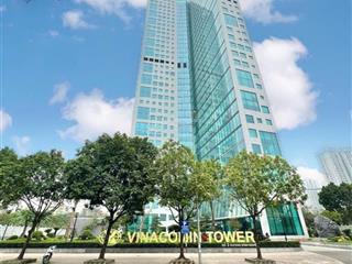 Bql tòa nhà vinacomin số 3 dương đình nghệ cho thuê văn phòng, diện tích 1120m2 có cắt lẻ