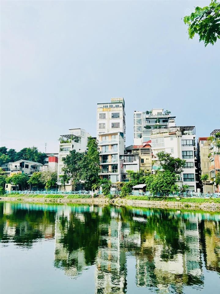 35.9 tỷ nhà mặt phố xuân diệu view hồ tây 52m2 5 tầng vỉa hè rộng xây toà văn phòng, thiện trí