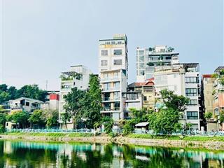 35.9 tỷ nhà mặt phố xuân diệu view hồ tây 52m2 5 tầng vỉa hè rộng xây toà văn phòng, thiện trí