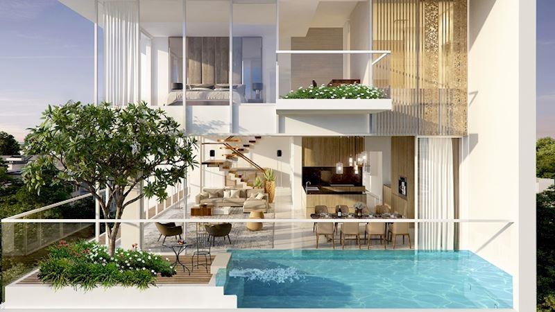 Cho thuê căn hộ serenity sky villas , q3 , 2pn, 3wc, 123m2 , 72 triệu vnd ,  0909 455 *** trung