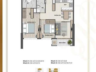 Chính chủ bán căn 2pn 64m2 lọt lòng, view nội khu, tầng trung, giá 6 tỷ đã bao gồm vat