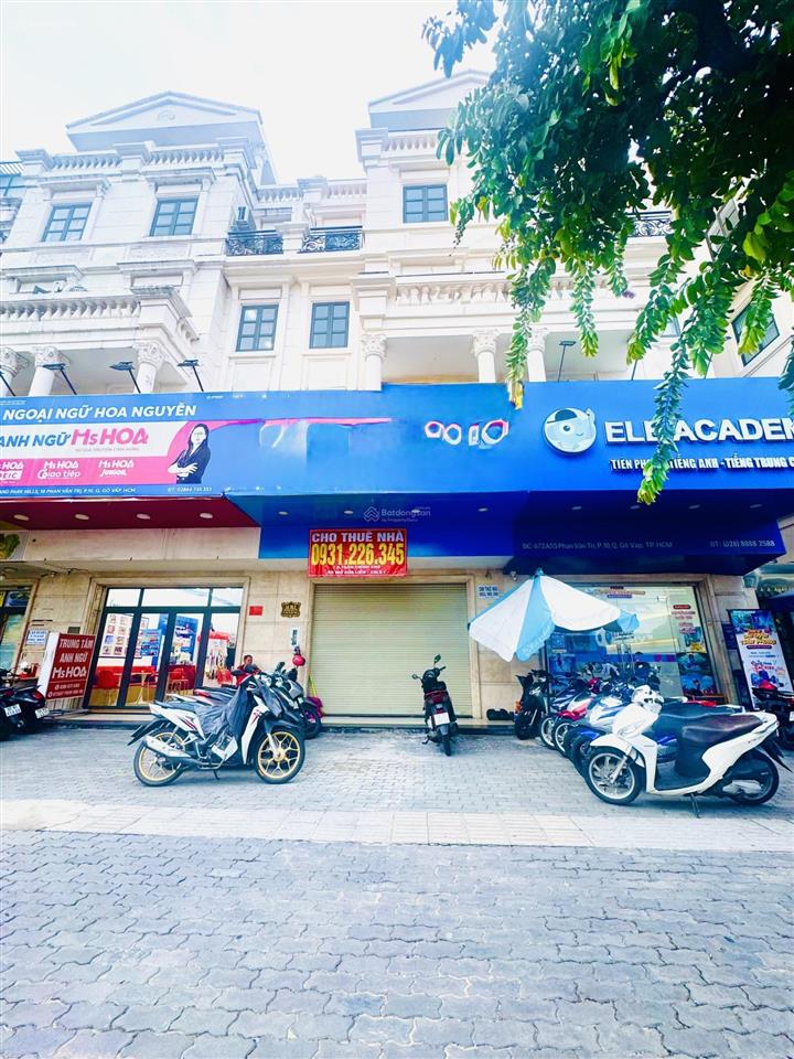 Cho thuê nhà 672a phan văn trị, phường 10, gò vấp gần ngay khu ngân hàng, anh ngữ