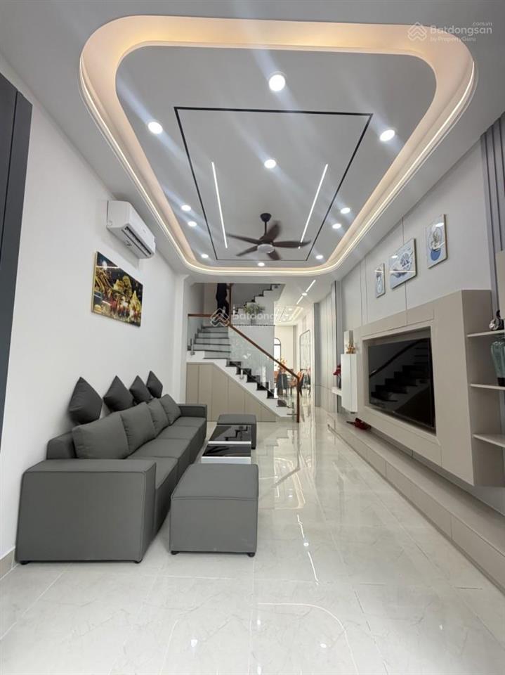 Bình thạnh nhà mới 60m2  5 lầu cạnh mt xe hơi  nội thất sang xịn chỉ 9t5.
