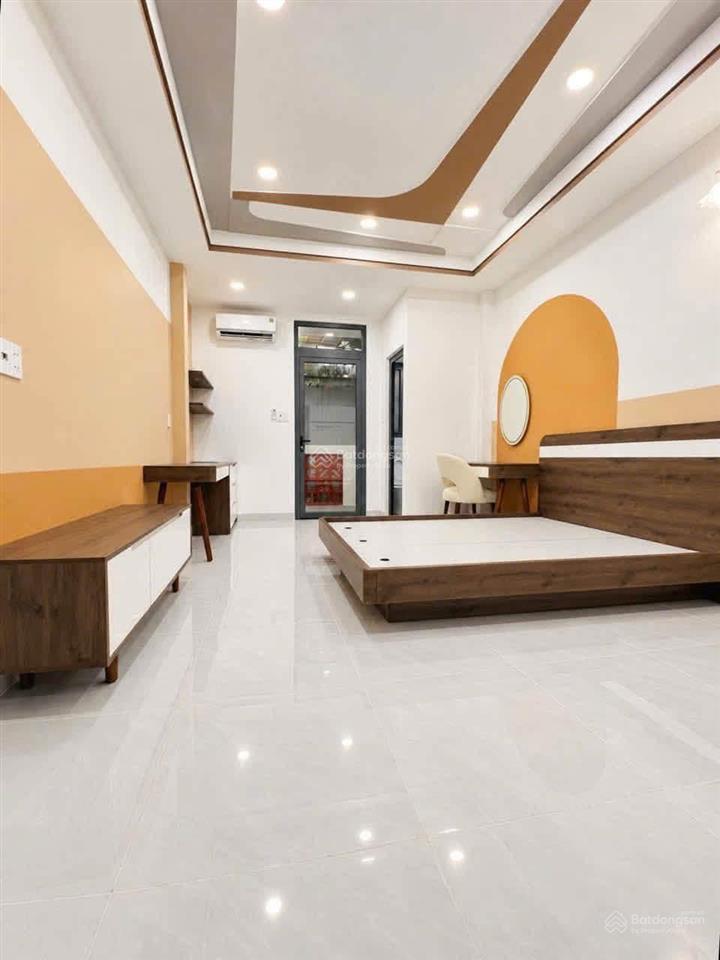 Nhà xây mới full nội thất quang trung, phường 10, gò vấp  70m nở hậu 4.4m 4 tầng 6pn 8.6