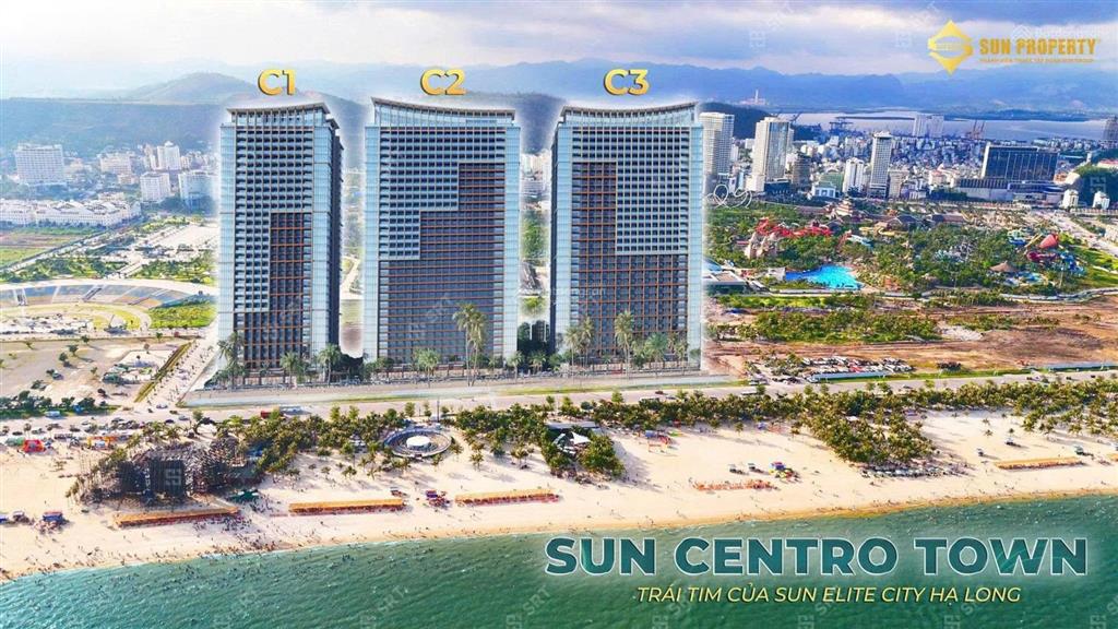 Bán căn studio dự án sun centro town view biển tầng cao thoáng
