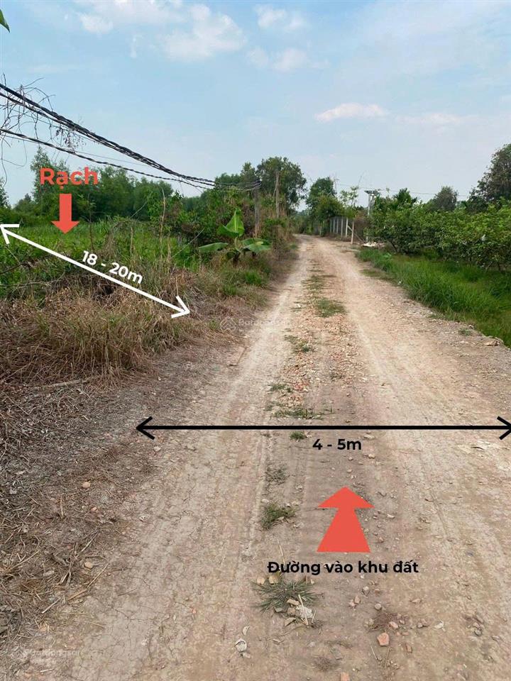 Bán đất p.tây nam tp hcm 21,5m mặt tiền, giáp rạch, gần sông sg, đường xe tải, tiện ra tl744 .